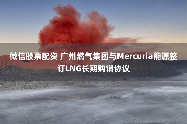 微信股票配资 广州燃气集团与Mercuria能源签订LNG长期购销协议