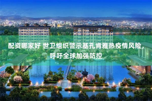 配资哪家好 世卫组织警示基孔肯雅热疫情风险，呼吁全球加强防控