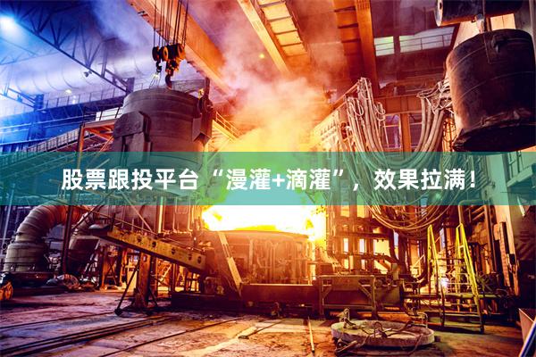股票跟投平台 “漫灌+滴灌”，效果拉满！