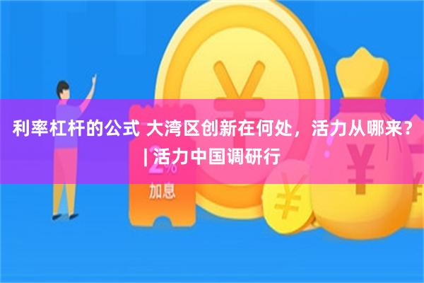 利率杠杆的公式 大湾区创新在何处,活力从哪来?| 活力中国调研行