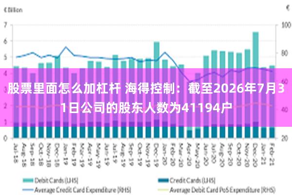 股票里面怎么加杠杆 海得控制：截至2026年7月31日公司的股东人数为41194户