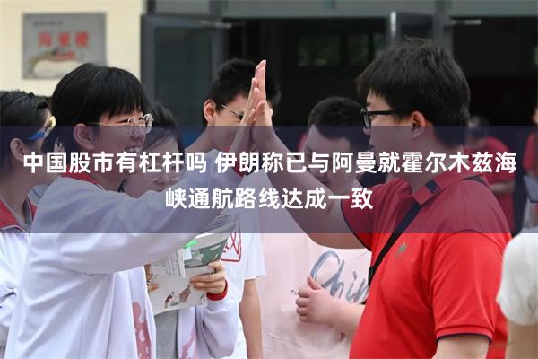 中国股市有杠杆吗 伊朗称已与阿曼就霍尔木兹海峡通航路线达成一致