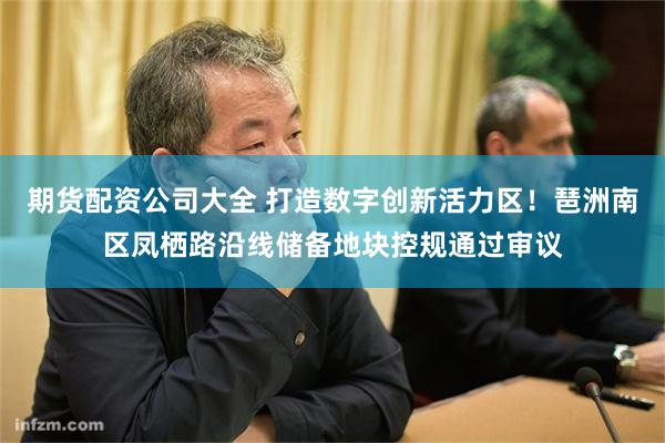 期货配资公司大全 打造数字创新活力区！琶洲南区凤栖路沿线储备地块控规通过审议