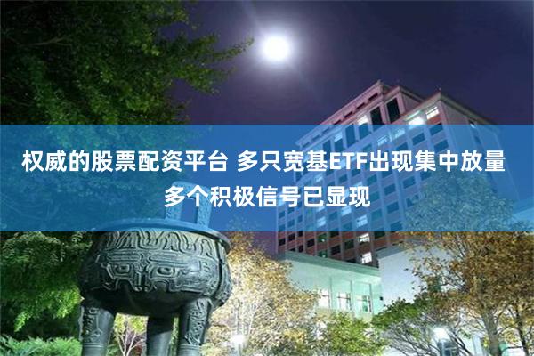 权威的股票配资平台 多只宽基ETF出现集中放量 多个积极信号已显现